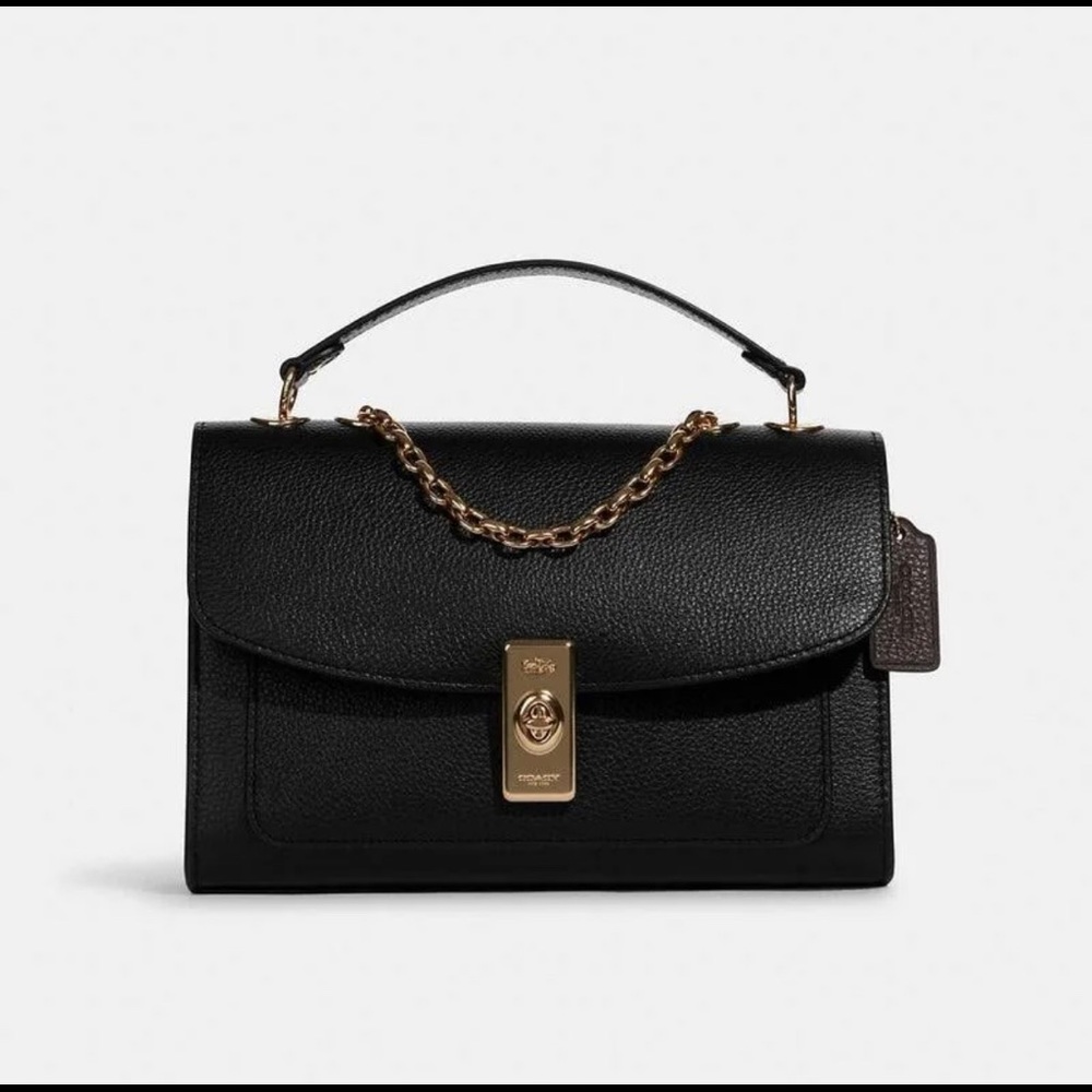 Coach Lane Shoulder Bag in black